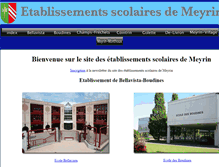 Tablet Screenshot of etablissements-scolaires-meyrin.ch